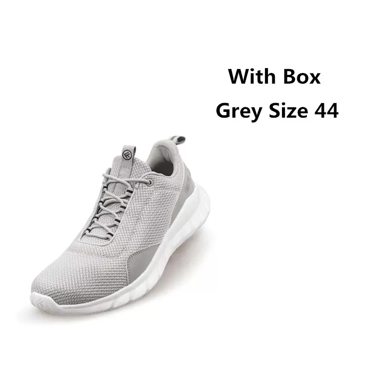 Xiaomi FREETIE кроссовки мужские легкие спортивные кроссовки дышащая подошва EVA Мягкая Повседневная сетчатая верхняя модная обувь от Mijia Youpin - Цвет: With Box Grey 44