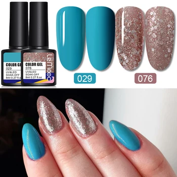 

Gel Nail Polish Colors 8ml Soak Off Semi Permanant UV Varnish DIY Nail Art Decoration Colorful Nail UV Gel For Nails