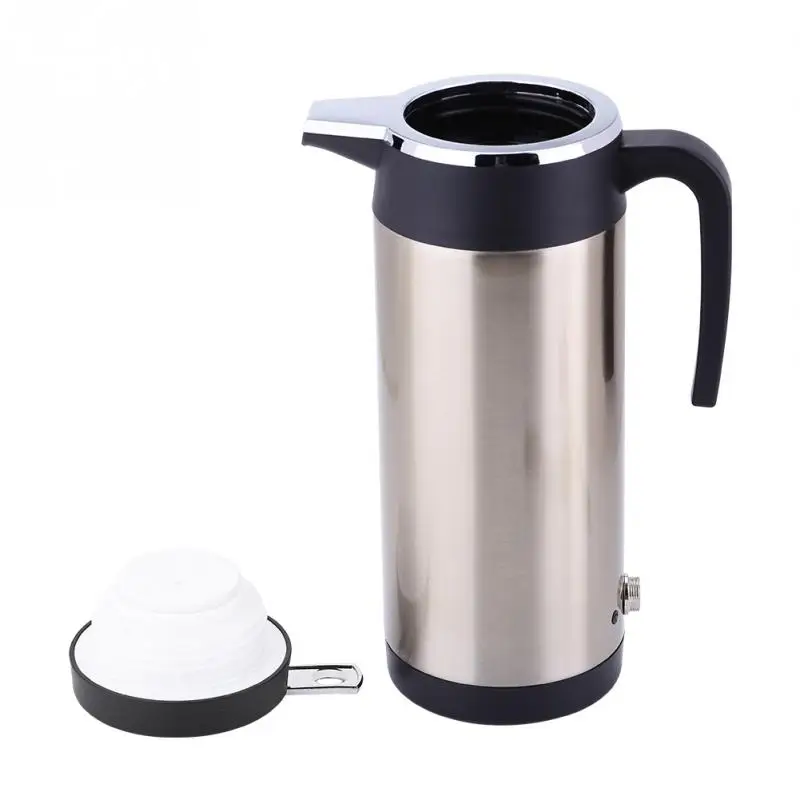 

1200ml 24V Auto Car Heating Cup Charger Stainless Steel Electric Heating Cup Boiling Water Heater Kettle Travel Use hot