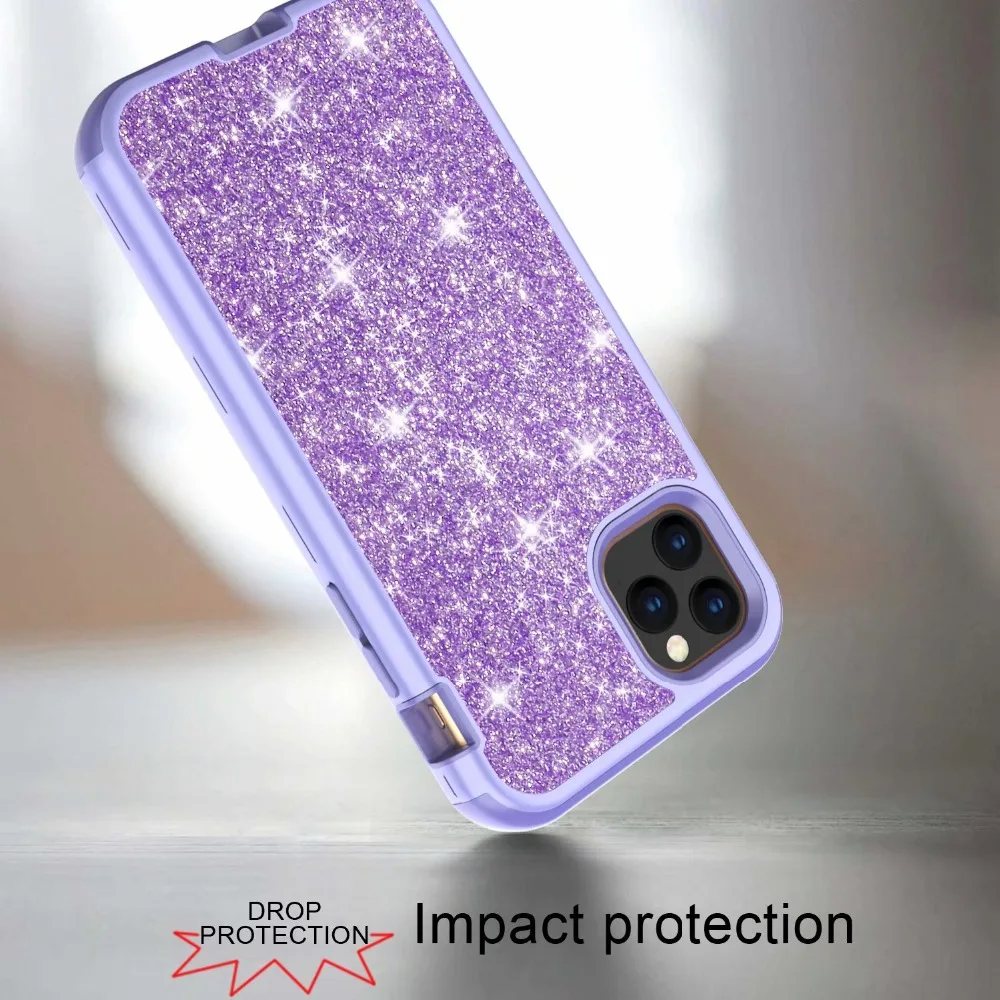 Модный силиконовый чехол с блестящими звездами для iPhone 11 Pro X XR XS Max 7 8 6 6s Plus, блестящий прозрачный чехол для телефона, жесткая задняя крышка