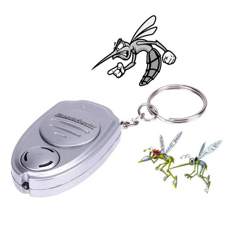 

Portable Mosquito Plastic Key Chain Outdoor Ultrasonic Laser Anti-mosquito Killer Tool