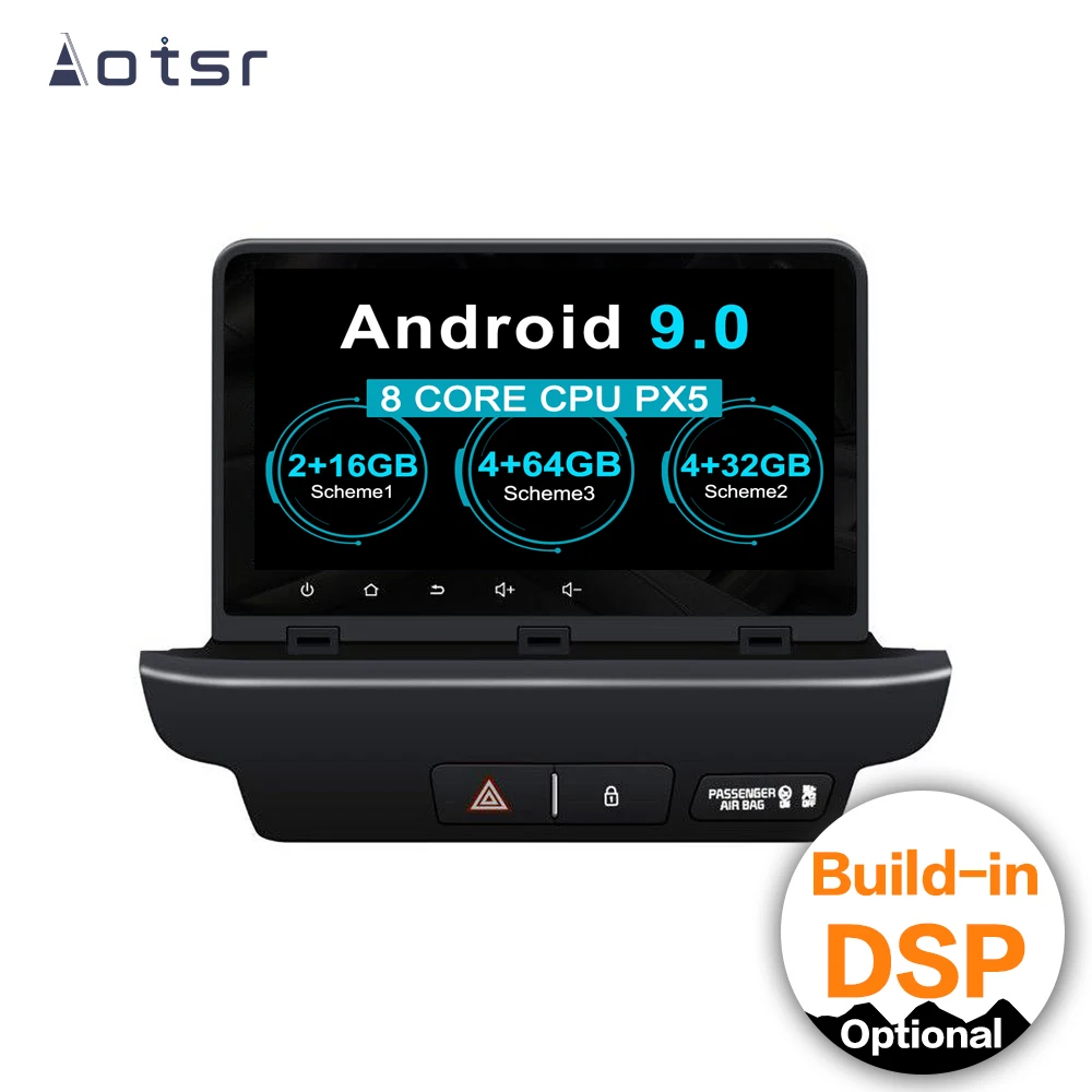 

Aotsr 9" Android 9.0 Car DVD Player GPS Navigation For KIA CEED 2019-2020 Radio Multimedia Auto Radio Head Unit 2 Din WIFI
