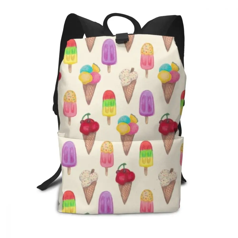 Icecream рюкзак Icecream рюкзаки с узором мужские-женская сумка уличные высококачественные многофункциональные Подростковые Сумки