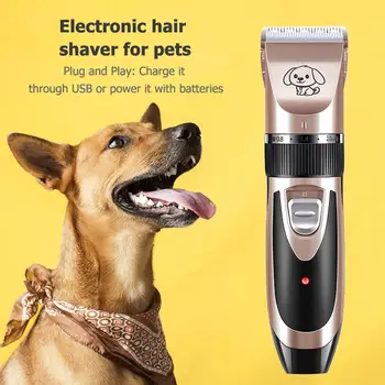 

Rechargeable Pet Dog Hair Trimmer Animal Grooming Clippers Cat Haircut Machine Cat Dog Hair Trimmer Grooming Cutter