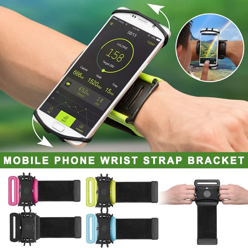 

Mobile Phone Wrist Strap Bracket Phone Armband Holder for Running Sports Mount for Apple Android ALS88