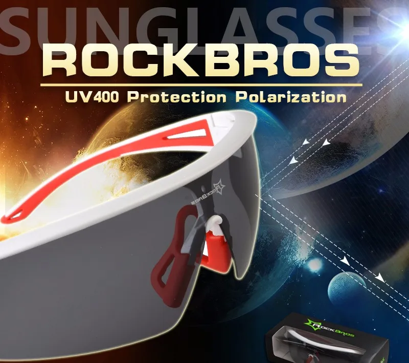 ROCKBROS спортивные поляризованные солнцезащитные очки для езды на велосипеде, мужские и женские ультралегкие УФ очки для езды на велосипеде, вождения, отдыха, очки