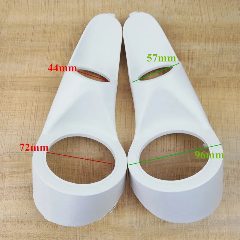 2Pcs/Lot Car Audio Speakers Nylon Plastic Gasket Bracket Fits for 1.5 Inch 3 Inch Tweeter Treble Hertz A-Pillar Brown Brackets