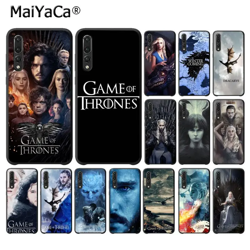 Чехол для телефона MaiYaCa Game of Thrones Jon Snow dragon Huawei P10 plus 20 pro P20 lite mate9 10 honor