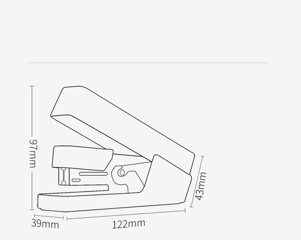 New nusign Labor-saving stapler One finger press Labor saving structure for school Office