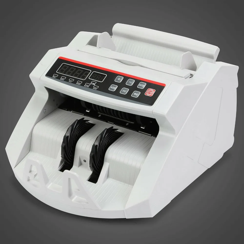 

Free shipping for RU Counterfeit Detector Money Counter machine UV MG LED Display Money Counter