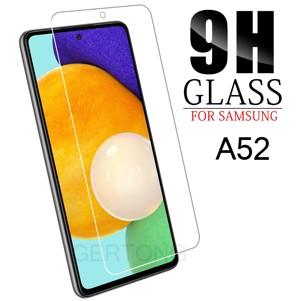 Закаленное стекло 9H для SAMSUNG Galaxy A52 5G 4G A5260 6 5 дюйма 8 Гб 128/256 ГБ стандартное Защитное