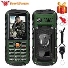 Водонепроницаемый WY998 банк питания для мобильного телефона 2," громкий динамик фонарик MP3 3800 мАч противоударный пылезащитный открытый прочный сотовый телефон