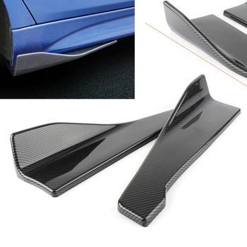 

35cm Auto Car Rear/Side Skirt Bumper Lip Skid/Scuff/Scrape Protector Strip Spliter Carbon Fiber Look