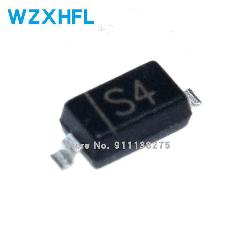 100 Stück 1N5819W S4 SMD Schottky-Dioden SOD-123 – 40V 1A Für Elektronische Wartung