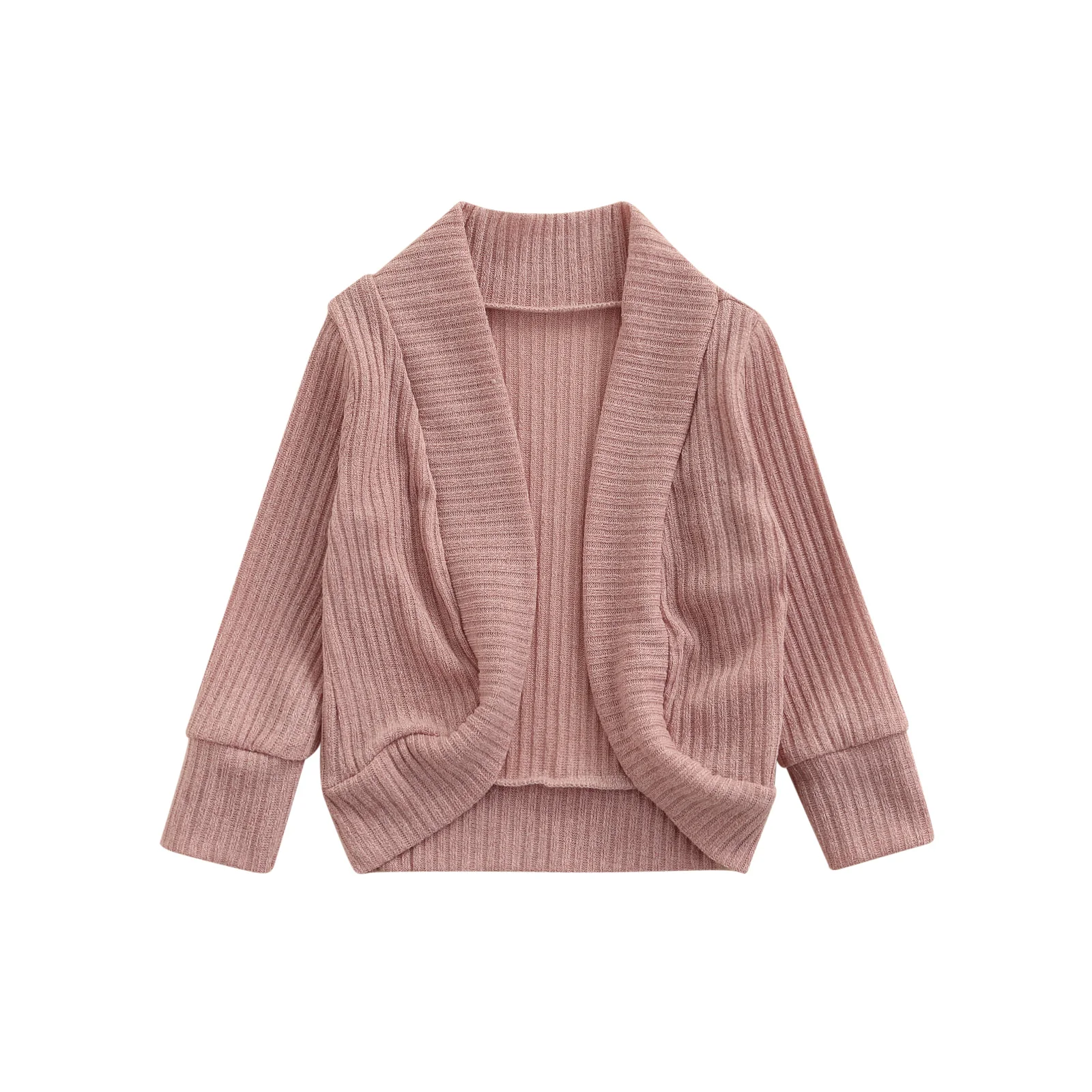 Ma&Baby 1-6Y Children Kid Baby Girls Knitted Cardigan Long Sleeve Sweaters Autumn Spring Clothing Costumes DB88