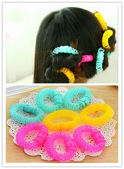 8 Pcs/Lot Hair Styling Roller Curler Spiral Curls DIY Tools Women