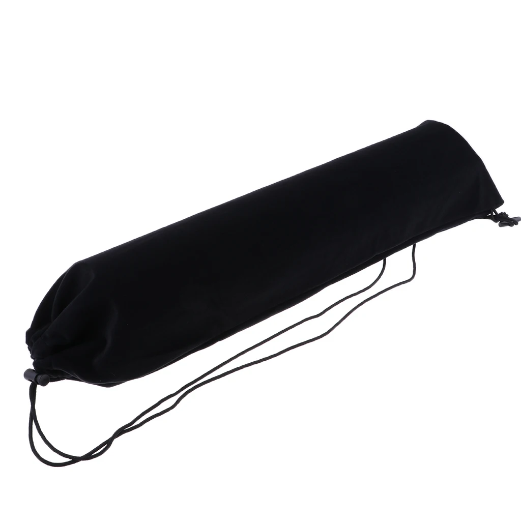 Badminton Rackets Cover Racquet Soft Bag Cover Drawstring Sling Pack Black