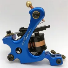 Новое поступление катушки татуировки 10 обмоток татуировки ружья стали татуировки рамки для Liner Shader татуировки Поставки