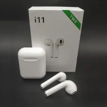 

Mini Earbuds Stereo Headphones i11 Tws Bluetooth Earphones Wireless With Mic For all mobile phone sport running earphone