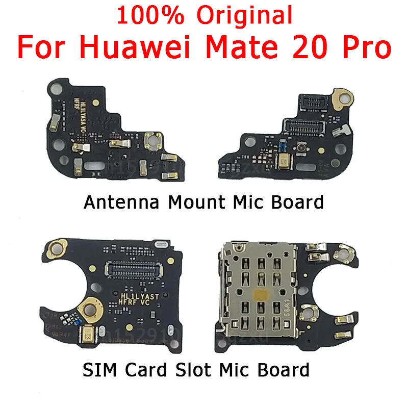 Оригинальный держатель для SIM-карты разъем Huawei Mate 20 Pro микрофонная Модульная