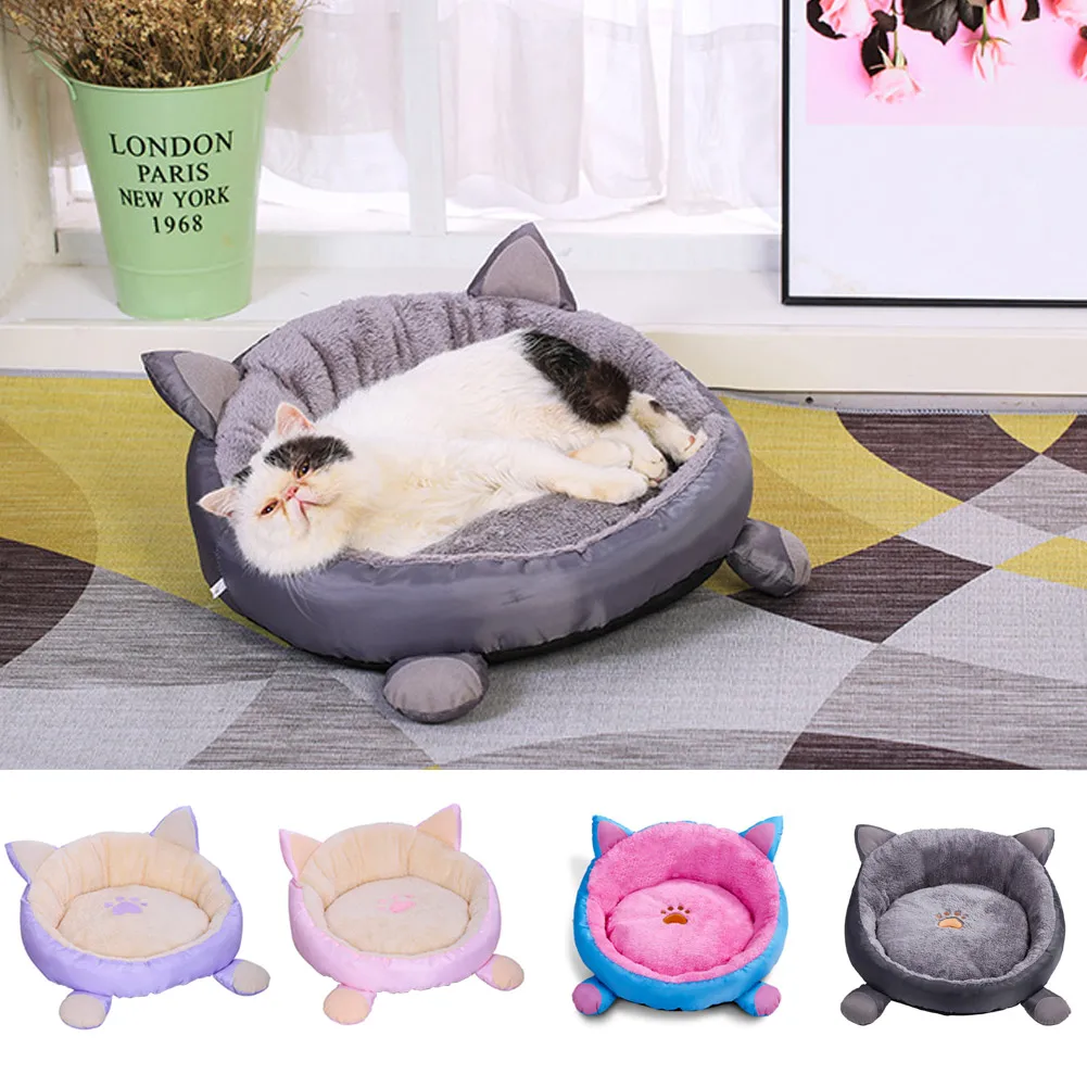 Горячий съемный коврик для кошки короткий плюшевый домик корзина Теплый Щенок питомник подстилка для домашнего питомца поставки FQ-ing