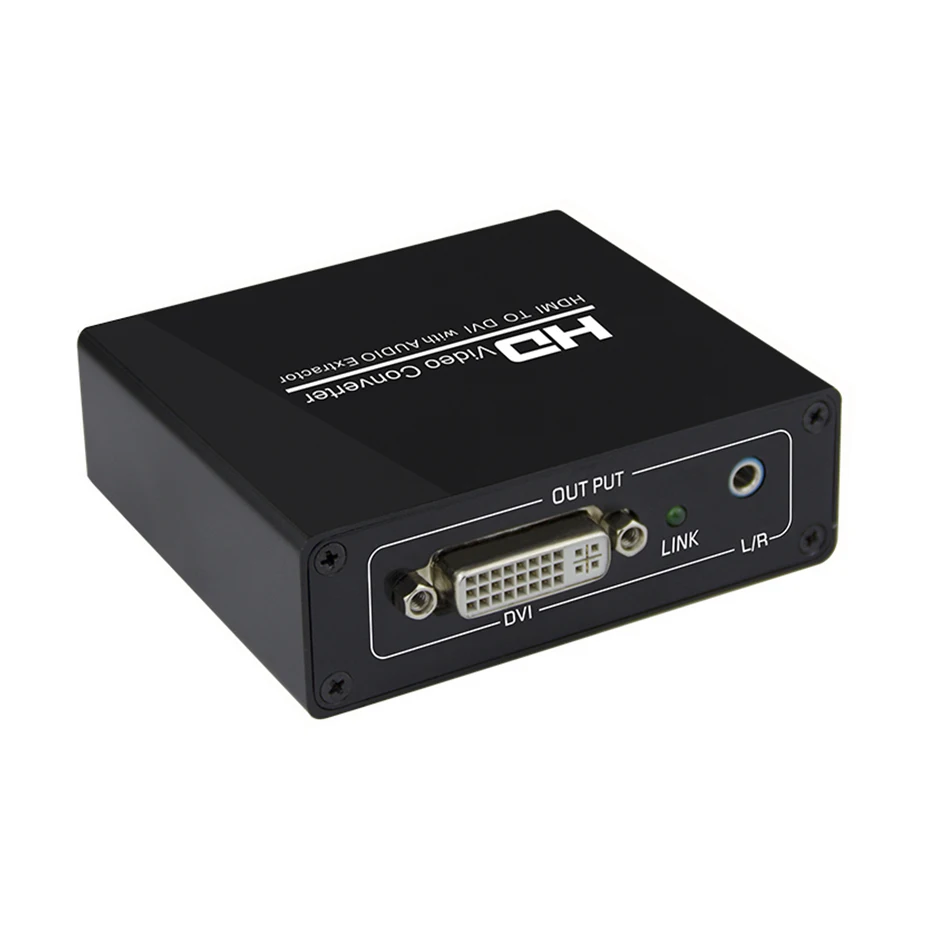 Активный преобразователь Аудио и видео HDMI DVI для PS4 ПК ноутбука к дисплею с