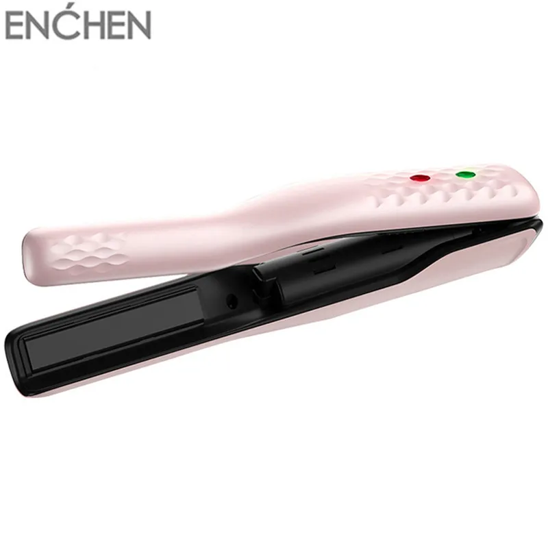 

ENCHEN Lady Girl Wireless Mini Hair Straightener Comb Wireless 2500mAh USB Charging Portable Power Gift for Travel Office