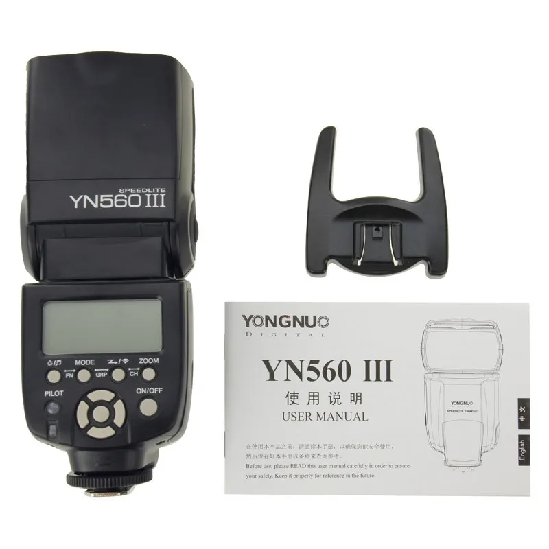 YONGNUO YN 560 III Беспроводная основная Вспышка Speedlite с YN 560-TX II/RF-603 II триггерный контроллер для Nikon Canon DSLR