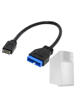 

Motherboard Durable Connector Front Panel Type-E To 20 Pin Adapter USB 3.1 Q81F