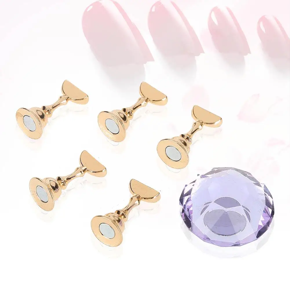 Стразы, магнитная основа, сделай сам, дизайн ногтей, тренировочный дисплей, подставка, тренировочная практика для гель-лака, типсы для ногтей, подставка, держатели