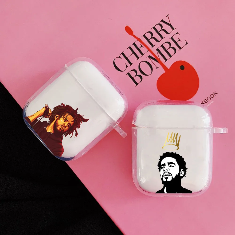 Прозрачный ТПУ чехол Rap J Cole KOD Born Sinner для Apple airpods 1 2 Чехол силиконовые Беспроводные