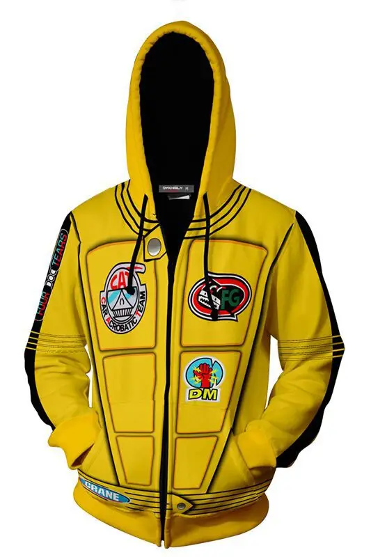 

Movie Kill Bill Vol.1 The Bride Uniform Jackets Cosplay Costume 3D Printing Hooded Sweatshirts men women Pullover sweater