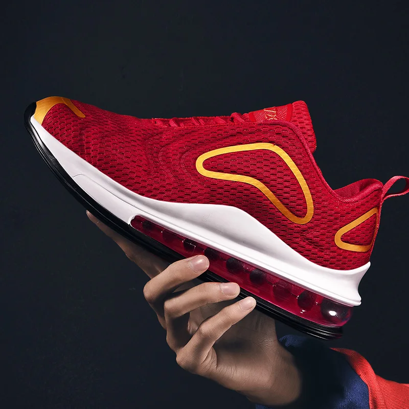 

FAN PAO Big Size 39-47 Men Boy Tennis Gym Fitness Walking Full Air Cushion Cozy Running Sport Sneakers Designer Max 720 Shoes