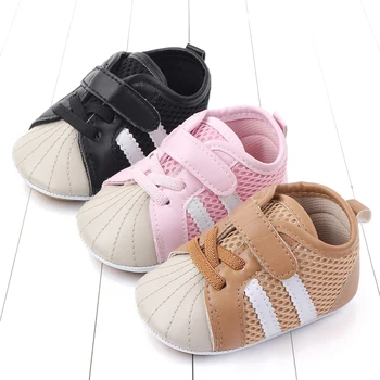 

2020 Baby Shoes Boy Girl Trainers Newborn Pre Walker Infant Toddler Soft Pram Anti Slip Soft Sole Sneaker Moccasin Kids Shoes