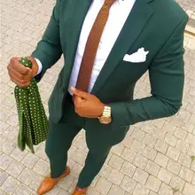 Костюм для жениха из двух частей жениха, v-образный вырез, петличный смокинг, костюм жениха под заказ(куртка+ штаны