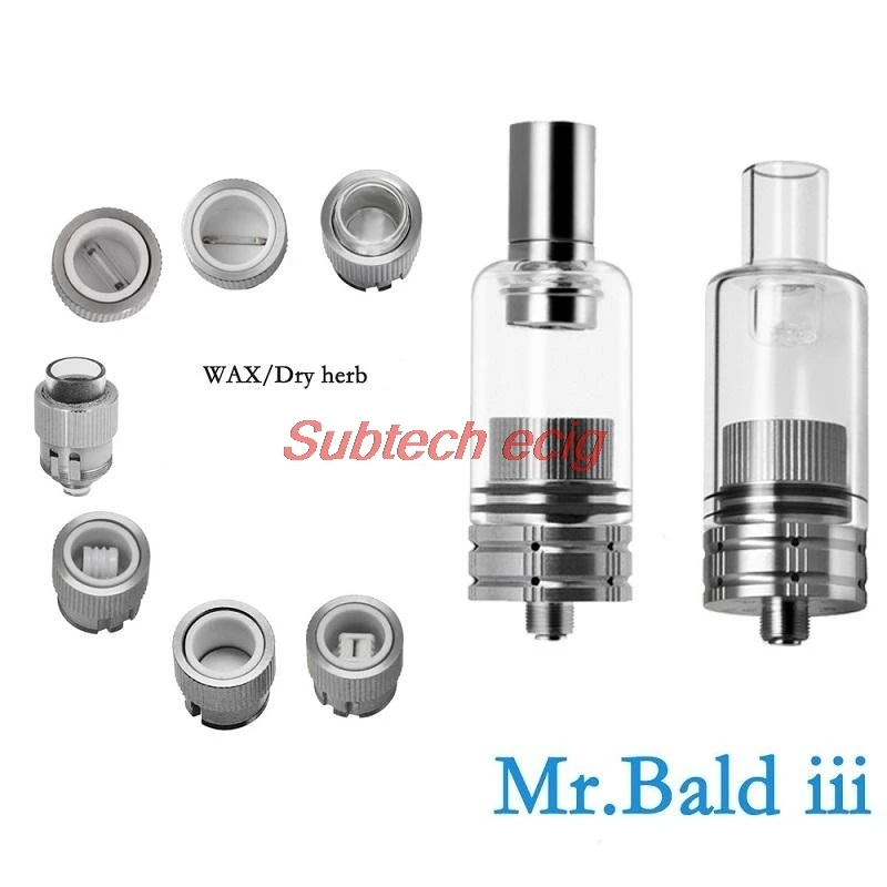 Сменные катушки для Longmada 510 Rig портативный e Nail MR BALD I II III 2в1 воск травяная сухая травяная головка гвоздь труба Dabber