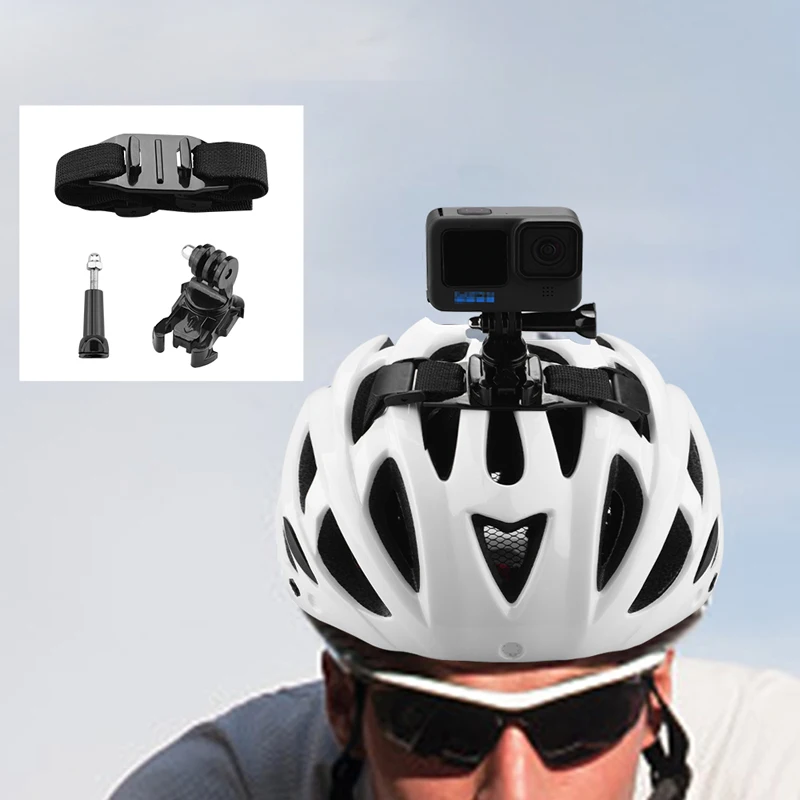 Soporte de montaje para casco de motocicleta para Insta360 One RS R GoPro  10 9 Soporte de cara completa para DJI Action 2 Accesorios de cámara