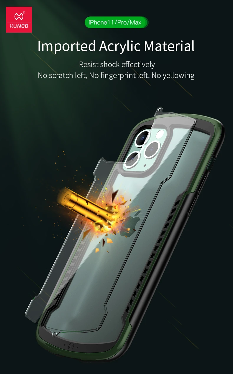 Xundd чехол для iPhone 11 Pro, противоударный чехол-бампер, чехол для телефона, игровой чехол, теплоотвод для iPhone 11 Pro Max
