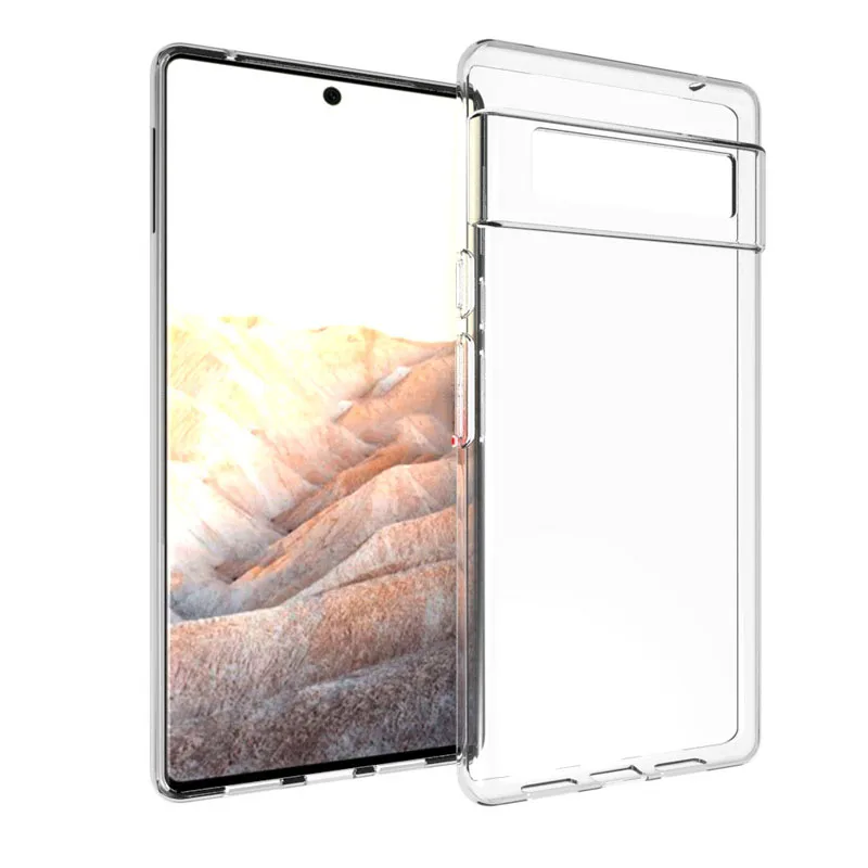 phone carrying case For Google Pixel 6 Pro 5 5A 4 4A XL Case Simple Slim Soft TPU Transaprent Clear Phone Case For Google Pixel 6 Pixel 6 Pro Cover waterproof phone holder