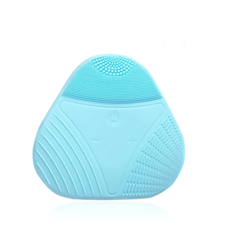 

Mini Electric Face Cleansing Brush Rechargeable Silicone Facial Cleansing Deep Pore Cleaning Silicone Face Cleansing Brush