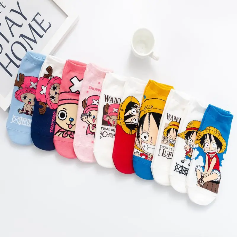 One Piece calzini Rufy Chopper cotone taglia unica