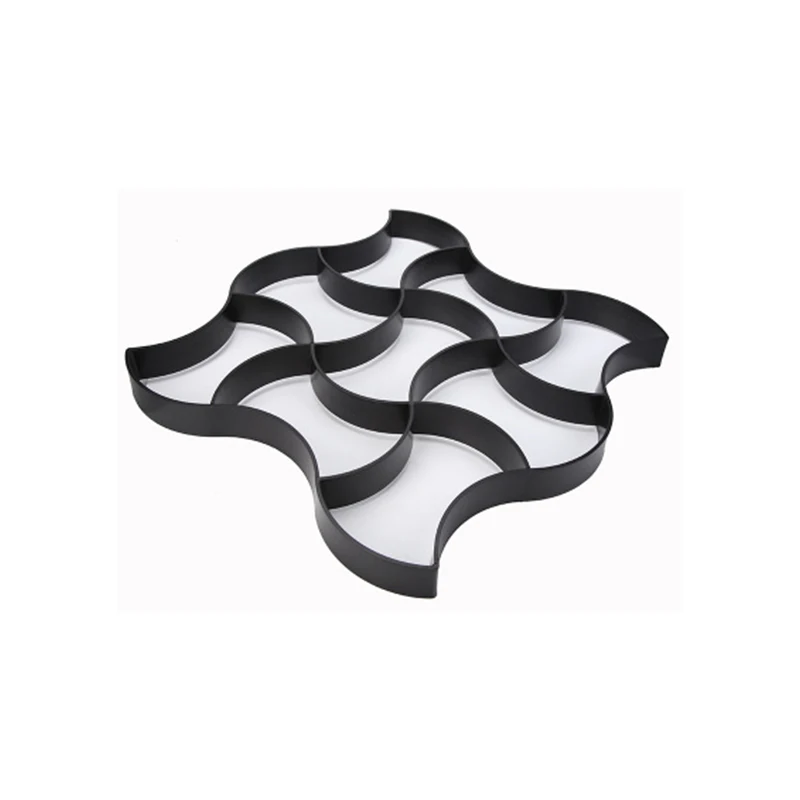 Irregular Garden Cement Floor Tiles Color Brick Paving Mold DIY Plastic Floor Cobblestone Paving Mould