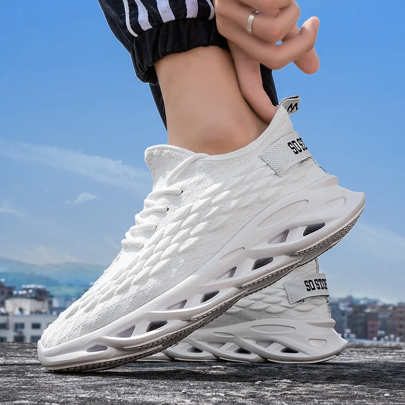 2019 мужская спортивная обувь светильник удобная дышащая сетка резиновая подошва