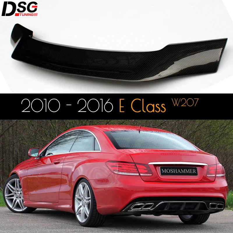 C207 спойлер из углеродного волокна для E-Class W207 2-дверный купе Cabriolet 2010 + Спойлеры