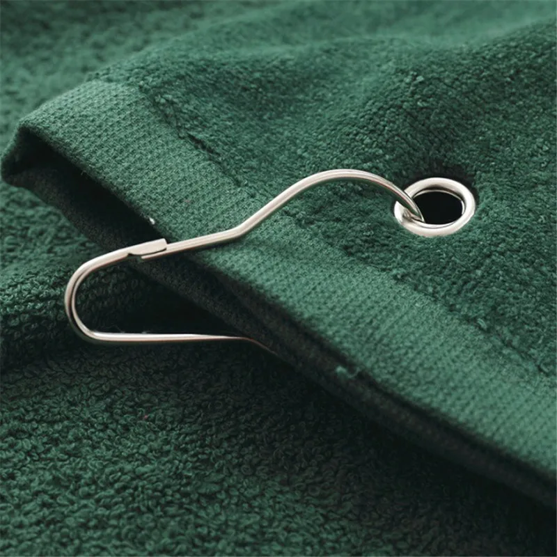 40*60cm 100% cotton Golf Towels With Bag Hook Sport Towel Swim Travel Gym Face Washcloth Towels Toalha De Esportes