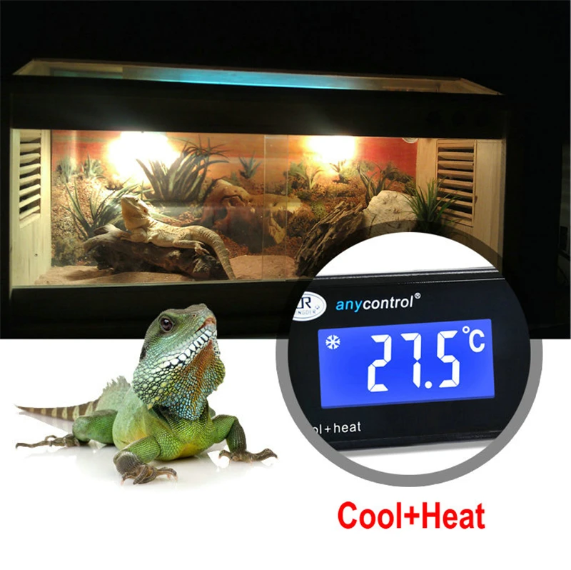 

Digital Aquarium Thermostat Cool Heat Auto Switching ON/OFF Regulator Temperature Controller TC-320