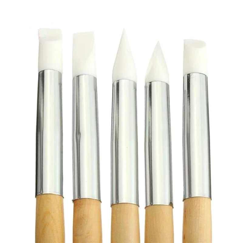

High Quality Nail Art Tool Silicone Dotting Carving Emboss Craft Manicure Pen Brushes