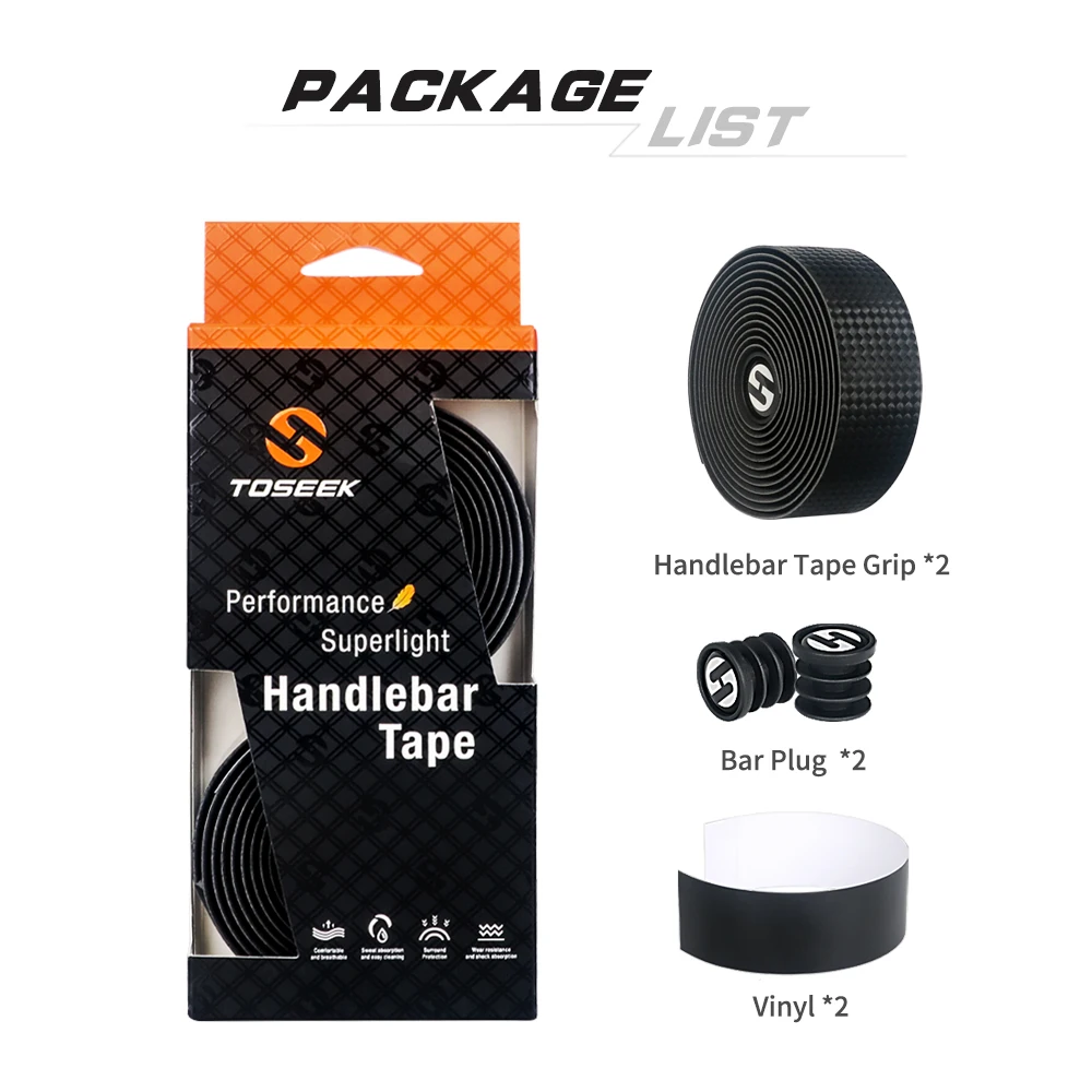 Road Bike Handlebar Tape 3K Carbon Woave PU Leather Bicycle Accessories