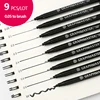 Peinture aiguille stylos fabricants séchage rapide étanche 0.1mm à 1 mm poreux-Point stylos brosse Journal écriture professionnelle croquis ► Photo 1/6