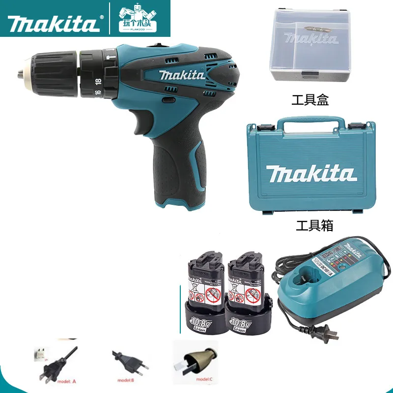 Taladro Atornillador a Bateria Makita HP330 10mm 12V